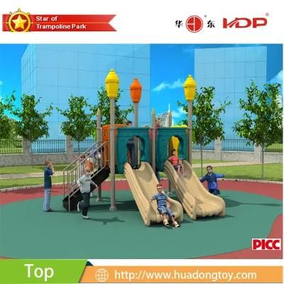 Amusement Park Outdoor Plastic Slide for Sale