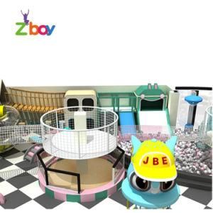 Children Rope Course Trampoline Park Soft Area Jungle Style Indoor Playground