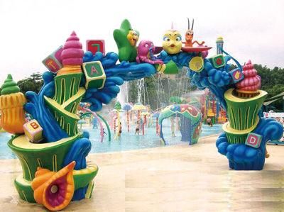 Amazing Spray Water Park Rainbow Gate for Children Play &#160; Funnytoy Games