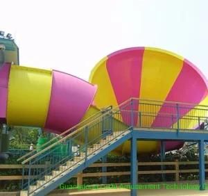 Small Speaker Water Slide for Children Water Playground (WS-040)