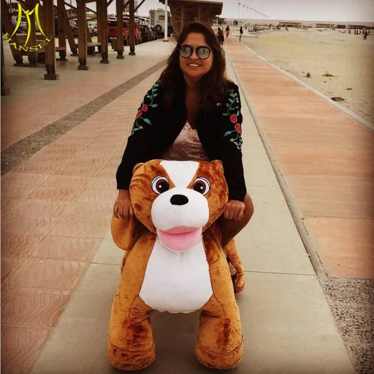 Hansel Best Selling Plush Walking Animal Ride Game Machine
