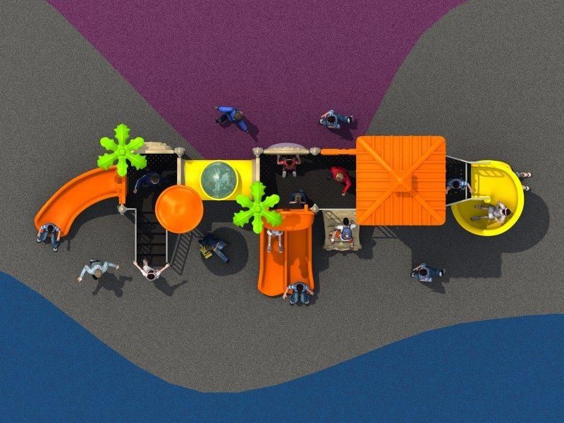 2018 High Quality and Unique Children Outdoor Playground