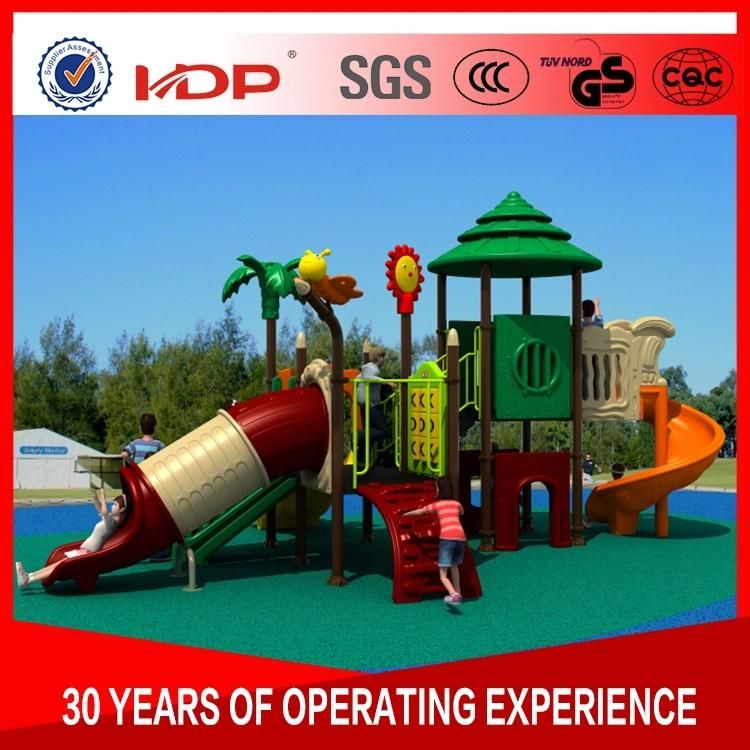 Classical Style Children Outdoor Playground Equipment Plastic Slide