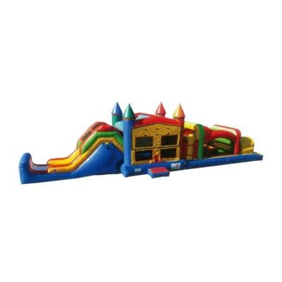 Kids Jumping Castle Inflatable Interactive Games Adults Obstacle Course Outdoor