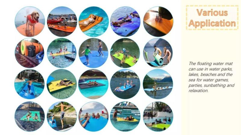 Water Floating Mat Water Play Equipment Customized Accpet Water Toys