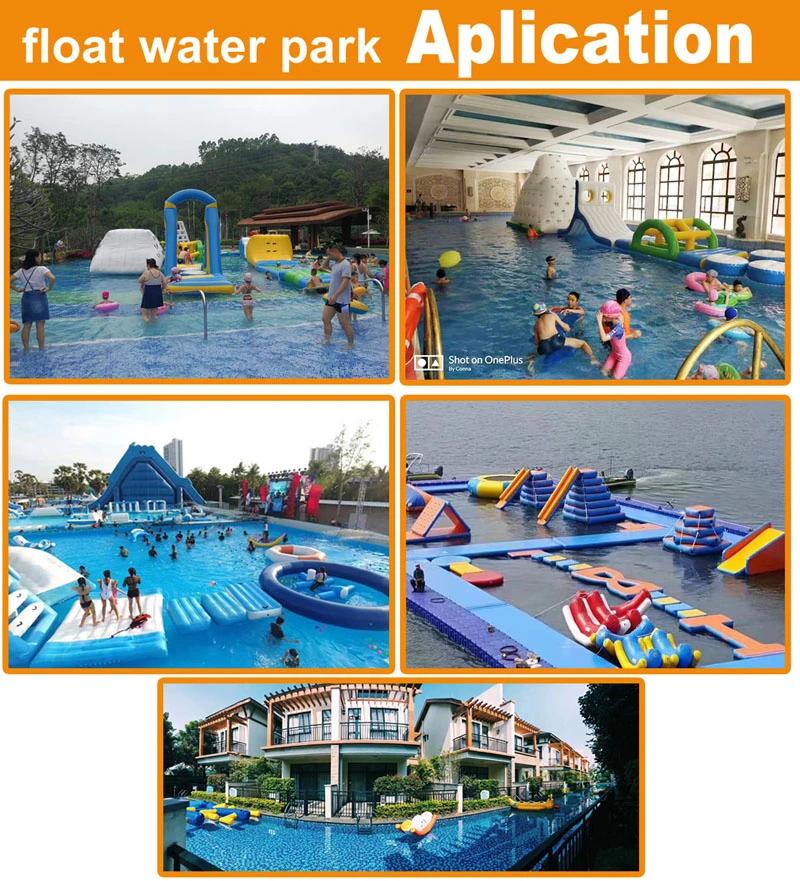 Red and Yellow Inflatable Round Raft for Water Park