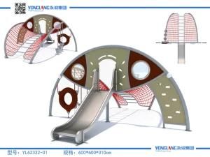 Outdoor Playground, School Play Facilities, Children&prime;s Web Climbing Slide (YL62322-01)