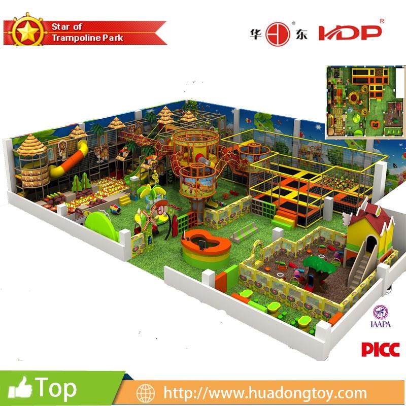 2016 Fantastic Funny New Indoor Playground Children Indoor Play World Happy Land