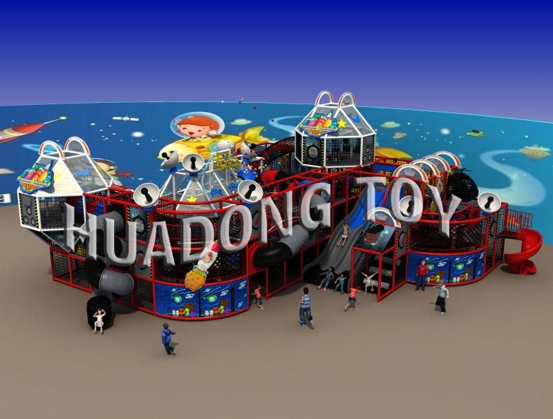 Fashion Ocean Sea Blue Theme Children Indoor Playground Equipment