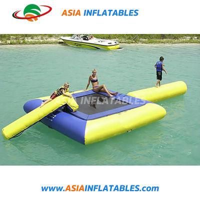 Cheap Inflatable Water Trampoline with Slide Inflatable Water Game