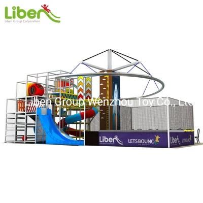 TUV Approved Indoor Playground Kids Zipline