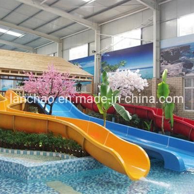 Fiberglass Swimming Pool Slide Family Indoor /Outdoor Water Park Equipment