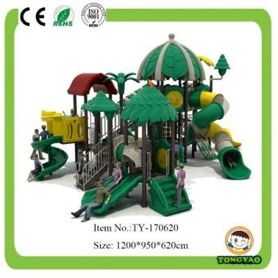 Plastic Outdoor Playground Slides, Professional Supplier (TY-170620)