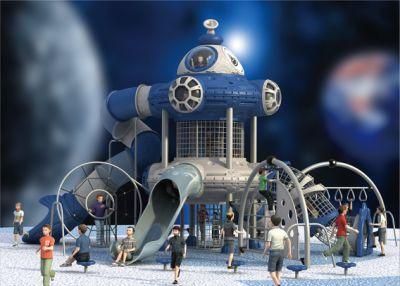 New Kid Outdoor Playground Space Alien Theme Slides Hot Sale