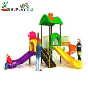 Mini Outdoor Playground Equipment Kids Amusement Park Plastic Slides