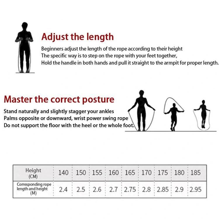 Athletic Sports Speed Skipping Jump Rope with Fitness Physical Exercise
