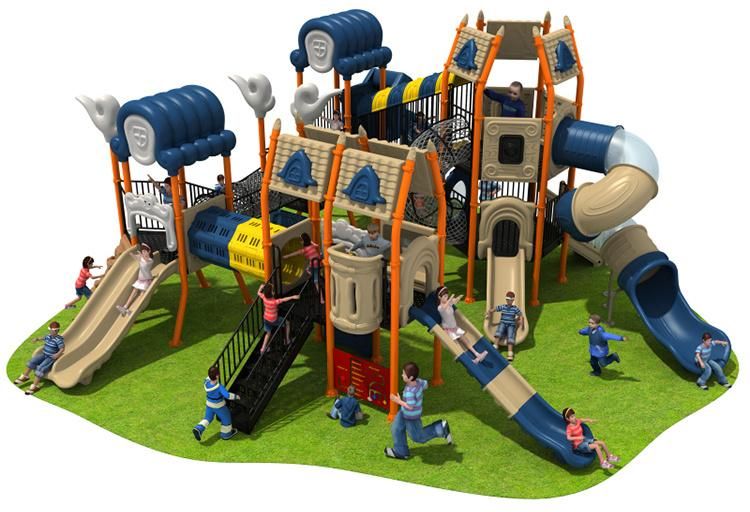 Producer Kids Children Outdoor Plastic Slide Playground Equipment for Sale