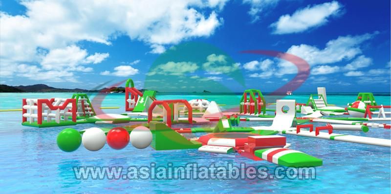 Inflatable Water Park Floating Island, Inflatable Water Playground Park
