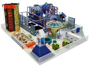 Mich Indoor Soft Playground with Rainbow Net