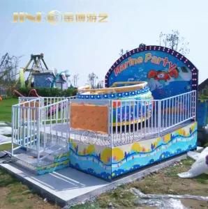 New Product Mini Fairground Rides Small Tagada Outdoor Playground Equipment