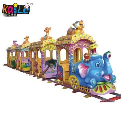 Manufactures Amusement Park Animal Elephant Rides Kids Electric Small Tourist Trains (KL6051)