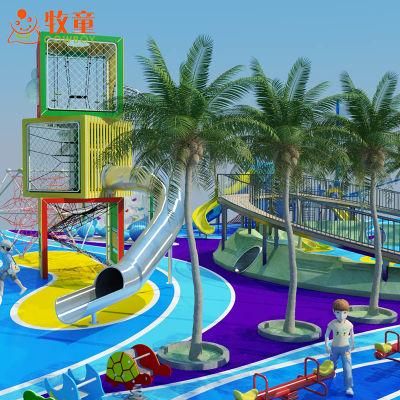 Children Outdoor Park Playhouse Equipment Water and Sand Play Toys Wooden Educational Toys
