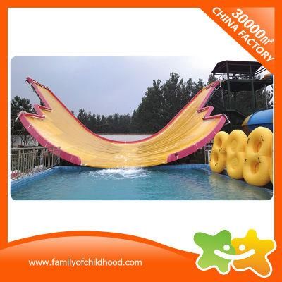 Large Plastic Pool Floating Water Slide Plaground for Sale