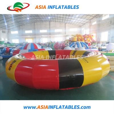 Crazy Rotating Hurricane Boat Towable Inflatable Disco Boat Water Tube for Water Play