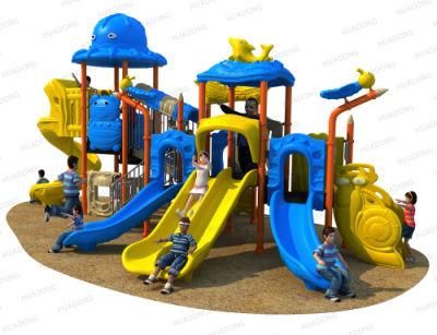 Animal Paradise Series Hot Sale Children Slide Plastic Playground Outdoor Equipment