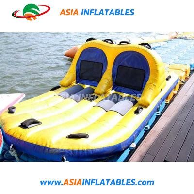 Factory 6 Person Inflatable Water Sports Jet Ski Towable Ski Boat Tube Towable Crazy Sofa