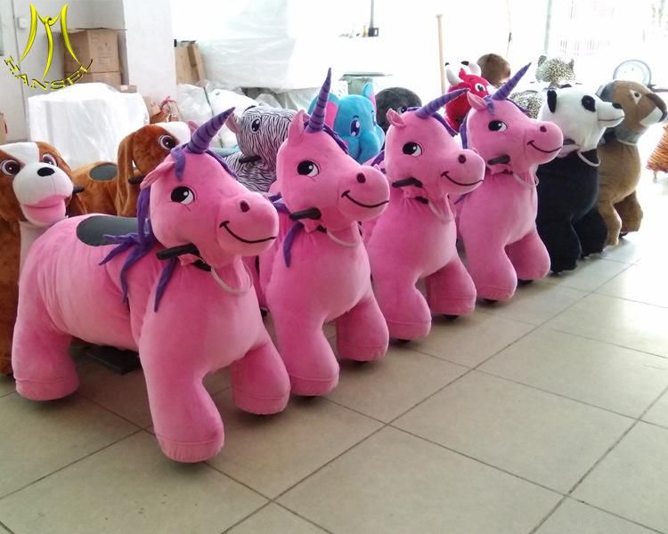 Hansel Best Selling Plush Walking Animal Ride Game Machine