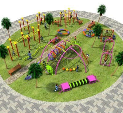 New Style Popular Amusement Park Multi-Functional Outdoor Play Set for Kids