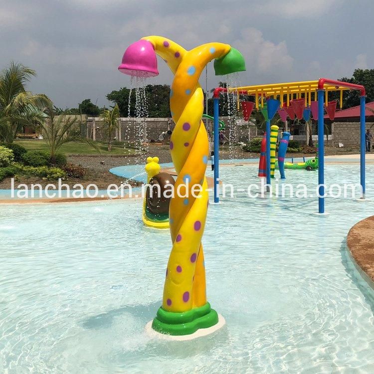 Fiberglass Spray Park Equipment Small Water Games for Pool