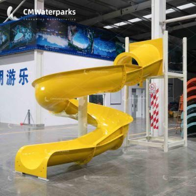 Hot Sale Water Park Equipment Fiberglass Swimming Pool Slides Outdoor Playground