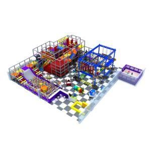 Large Commercial Children Indoor Playground Equipment with Rope Adventure