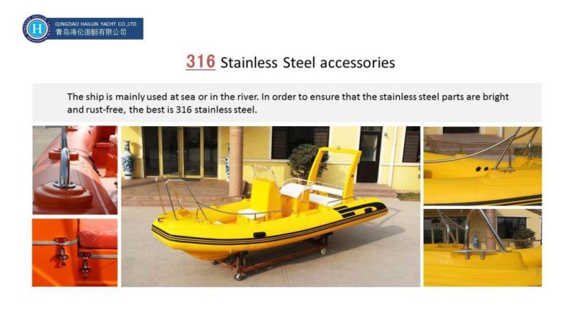 5.20 M Inflatable Boat for White Water PVC or Hypalon Material