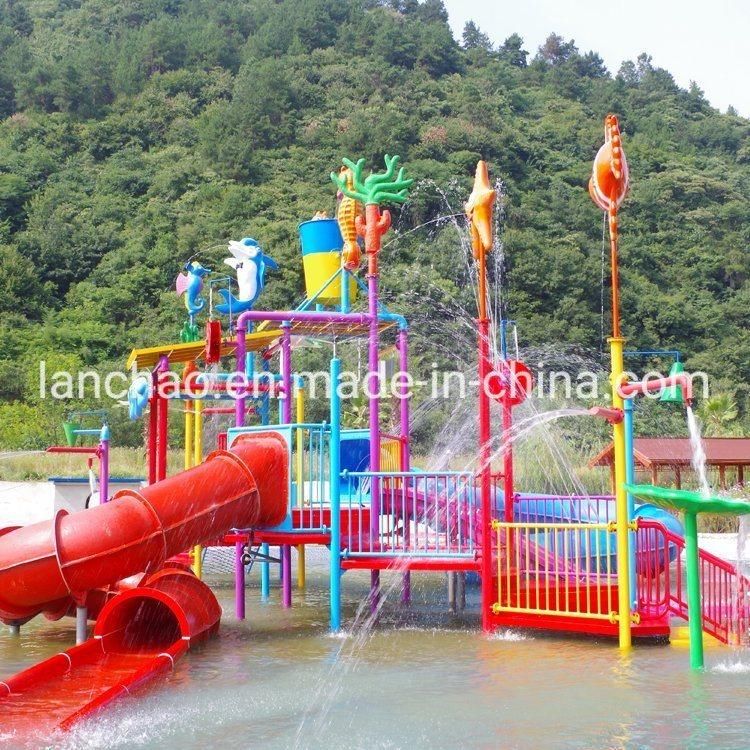 Interactive Splash Water Park Playground Equipment