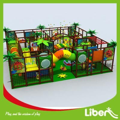 Indoor Playground with Basketball Hoop