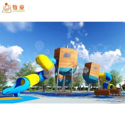 Plastic Slide Outdoor Kids Playground Equipment