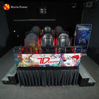 High Profit Immersive 7D Theater System Interactive Cinema 7D 9 Seats