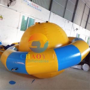0.9mm PVC Inflatable Water Game Toy Saturn for Water Park