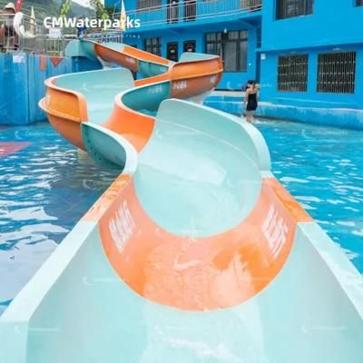 Professional Customization Water Park Fiberglass Water Slide Pool Slides for Kids Adult