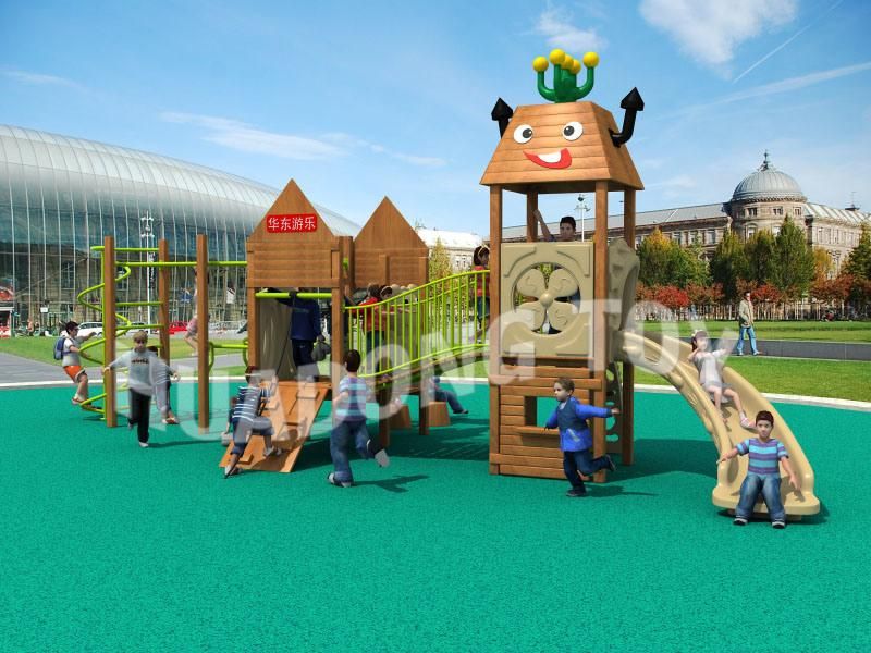 Wooden Series Outdoor Children Playground Equipment