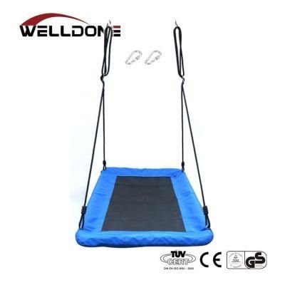 Outdoor Playground Children Rectangle Mat Platform Tree Swing