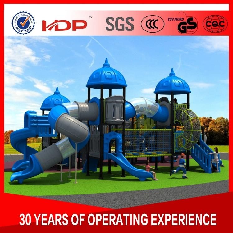 Hot Sale Plastic Blue Amusement Equipment, Outdoor Kids Playground Equipment HD16-019A
