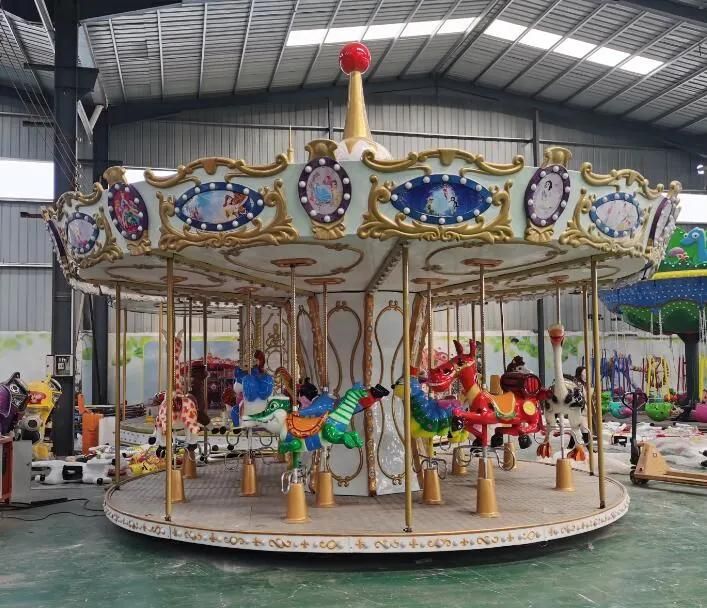 Amusement Carousel Horse Ride, Mechanical Carousel Ride for Children (BJ-MGR01)