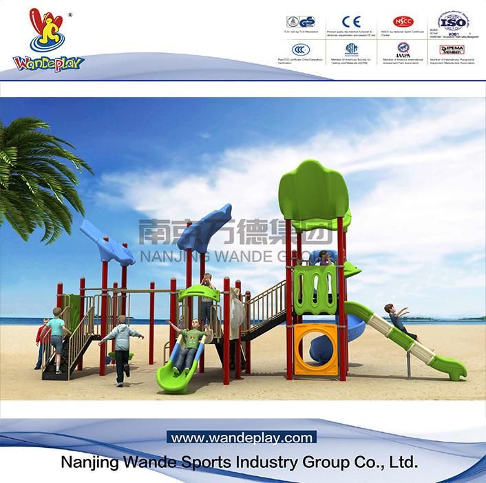 Amusement Park Kids Plastic Playsets Slide Outdoor Children Playground Equipment