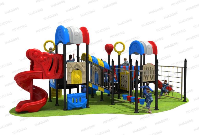 Pepsi House Series Kids Slide Outdoor Playground Equipment