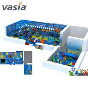 2019 Huaxia Vasia Children Indoor Soft Playground Small Space Trampoline Naughty Fort, Kids Indoor Gym Equipment