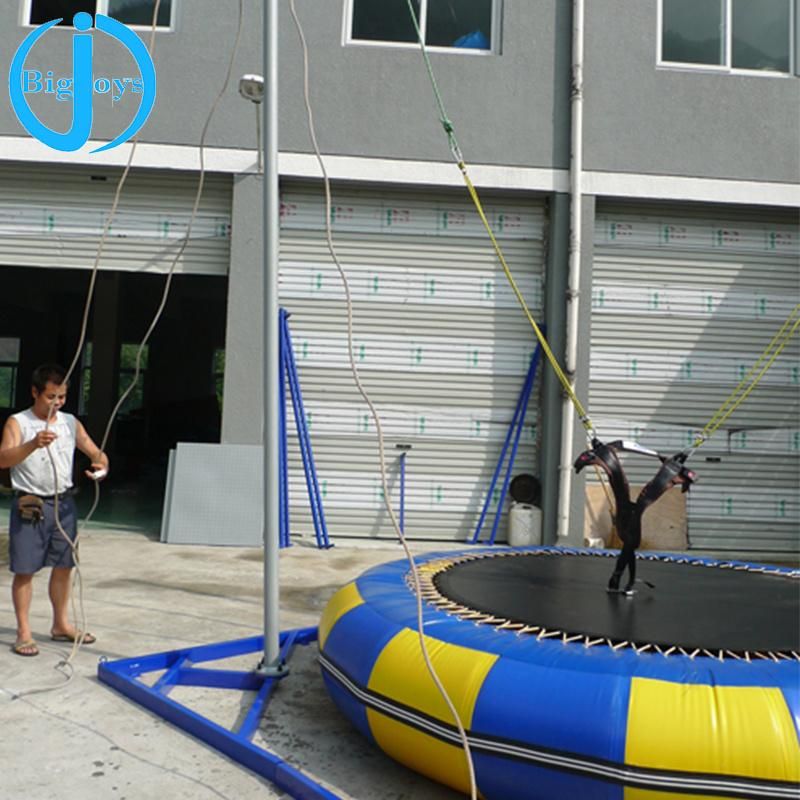 2022 Newest Single Bungee Jumping Trampoline for Sale